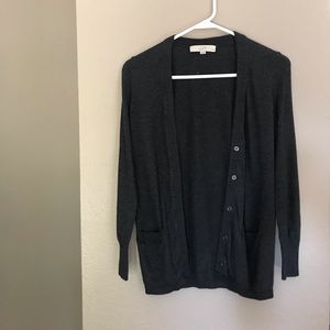 LOFT | Layered Trim Cardigan Size M